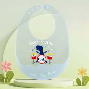 Baberos de Silicona para Bebé, Diseño Nuevo, Sin BPA, Baberos de Silicona con Diseño de Animales, Baberos Envolventes para Bebé, Más Vendidos - Product Image 3