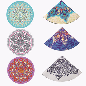 Grand tapis de méditation Tapis de yoga rond Tapis de yoga Pilates Base en caoutchouc naturel antidérapant, prise extra épaisse. Plus épais, plus long et plus large - Product Image 2
