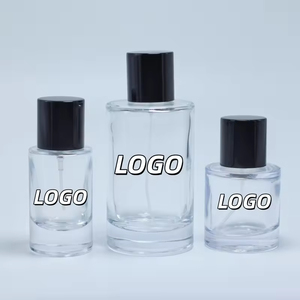 Unique 30 Ml <b>Perfume</b> Bottle Round 50Ml <b>Perfume</b> Glass Bottle Clear 100Ml Custom <b>Perfume</b> Bottle - Product Image 1