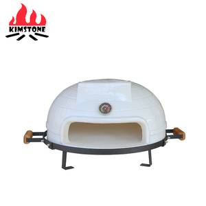 Horno de pizza grande de 21 pulgadas, cinta transportadora de color rojo para horno de pizza de cocina al aire libre, aliba fujian KIMSTONE, forno - Product Image 3