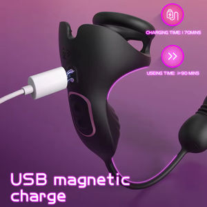 Vibrateur télescopique interactif à double anneau de précision avec verrouillage de sécurité pour la vente en gros - Product Image 5