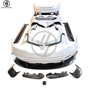 Kit de Carrocería Brabu 900 Style en Fibra de Carbono Semi-Seca para Carrera 992 911 2018-2024, Parachoques, Faldones Laterales, Alerón - Product Image 6
