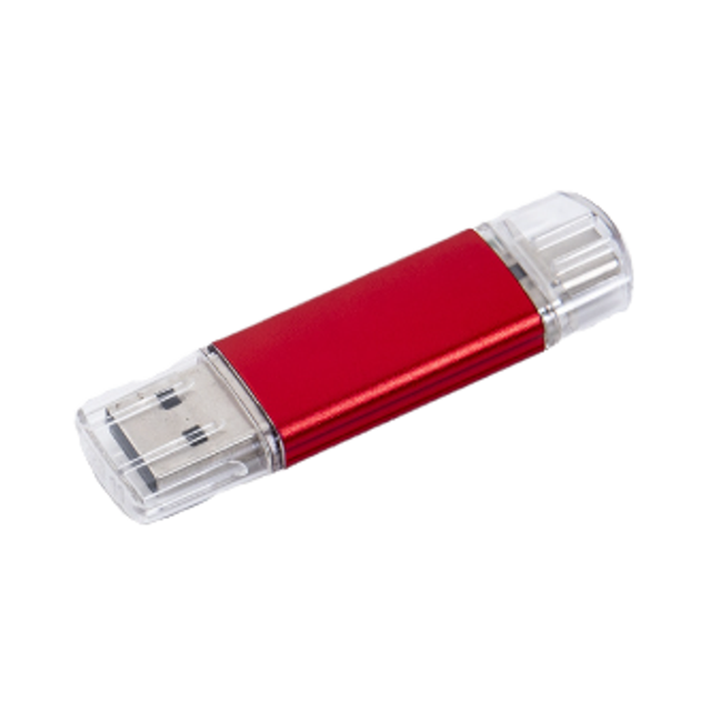 Hot Sale 2-in-1 OTG USB Flash Drive 128GB 64GB 32GB 16GB USB C Memory Stick 3.0 Pendrive 8GB 4GB for Android PC New 3.0 Plastic
