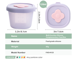 Contenitori per alimenti mini senza BPA con coperchi ermetici, ideali per spuntini scolastici e pasti da asporto - Product Image 6