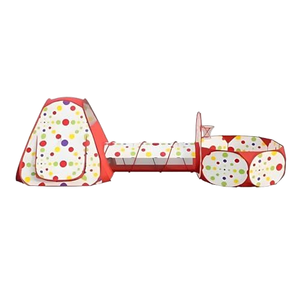 Tienda de campaña de juguete para niños de interior plegable 3 en 1, diseño de aro grande, Ocean Ball Pit, túnel para niños pequeños, <span class=keywords><strong>tipi</strong></span>, elegante juguete deportivo de poliéster para niños - Product Image 2