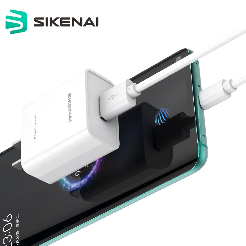 SIKENAI USB Wall Charger Adapter Fast 2.1A Quick USB Charger for IPhone Xiaomi HUAWEI