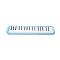 Kongsheng F-37B 37-Key Keyboard Piano School Teaching Musical Instrument Accessory for Student Use Melodica Blue ABS Resin Cover