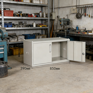 Armoire <span class=keywords><strong>de</strong></span> <span class=keywords><strong>rangement</strong></span> moderne à double porte murale en acier épaissi verrouillable Grande capacité Gain <span class=keywords><strong>de</strong></span> place <span class=keywords><strong>Bureau</strong></span>/atelier Petits objets - Product Image 3