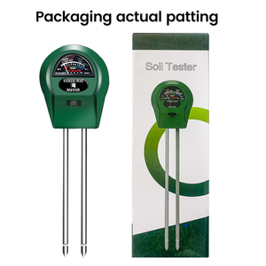 Testeur de sol 3 en 1 pour plantes-Humidimètre, lumière et <span class=keywords><strong>pH</strong></span>-mètre avec capteur de température, jauge de sol pour jardin, ferme, entretien de la pelouse - Product Image 5