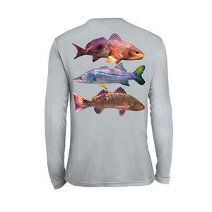 Wholesale Printed Long Sleeve Upf 50 Shirt Uv Fishing Shirts <b>Men</b> - Product Image 4