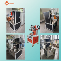 Nueva Impresora de Pantalla Rotativa Semiautomática Multicolor Programable de Alta Velocidad Meichao para Botellas, Papel, Vasos de Plástico, Tubos y Tarjetas