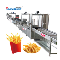 SK ligne complète chips de pommes de terre entièrement automatique haute productivité en acier inoxydable ligne de traitement pour fruits légumes noix nouveau