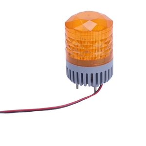 DC12V-24V 2 Wát công nghiệp đèn hiệu quay vòng báo động xoay nhấp nháy LED cảnh báo ánh sáng với buzzer 90dB an ninh khẩn cấp - Product Image 5