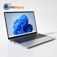 Portátil CoreNest de 15.6 Pulgadas para Estudiantes, Delgado, Intel 5205U, Huella Dactilar, Teclado Retroiluminado, Portátil para Aprendizaje en Línea para la Educación Escolar