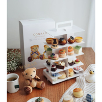 Boîtes à pâtisserie de luxe pour le thé de l'après-midi à emporter, personnalisables, pour la restauration à emporter, stand de thé de l'après-midi à thème, boîte en papier pour le thé de l'après-midi