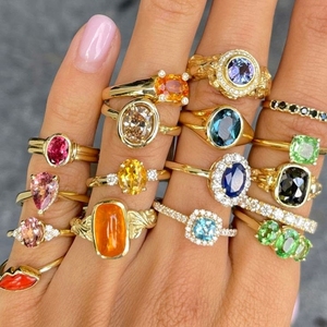 Bague en argent 925 avec crâne et éléphant plaqué or 24K, bijoux fantaisie en argent 925, vente en gros - Product Image 1