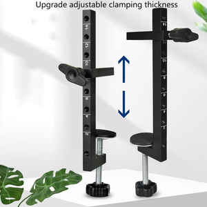 Pinces à bois en alliage d'aluminium durables réglables Type G-Clamp Clip de fixation à dégagement rapide pour bricolage <span class=keywords><strong>menuiserie</strong></span> OEM disponible - Product Image 2