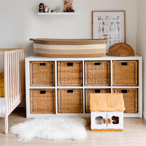 <span class=keywords><strong>Panier</strong></span> à <span class=keywords><strong>langer</strong></span> en osier tressé, très vendu, <span class=keywords><strong>pour</strong></span> la décoration de la chambre de bébé - Product Image 6