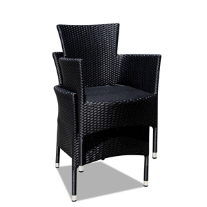 La dernière terrasse Bistro en osier chaise en rotin de Longang salle à manger en plein air loisirs métal pour hôtel Villa et chambre - Product Image 2