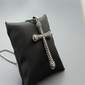 yunnique <b>Cross</b> Pendant Necklace Stainless Steel Unisex Gift Fashion Jewelry - Product Image 2