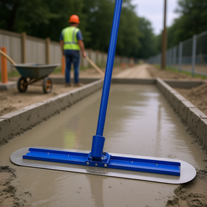 Llana de Acero al Manganeso 47x11.8 con Mango para Acabado de Concreto en Construcción - Product Image 2