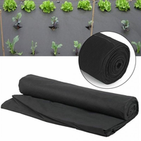 Tissu non tissé 100% polypropylène imperméable et respirant, style uni, pour le contrôle des mauvaises herbes en agriculture et aménagement paysager, avec échantillon gratuit