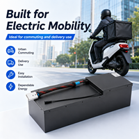 Batería Líquida Personalizada OEM ODM para Motocicletas Eléctricas, Comunicación CAN/UART, BMS Inteligente, Visualización de Datos en Tiempo Real, Catodo NMC de Marca