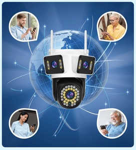 <span class=keywords><strong>Telecamera</strong></span> di Sicurezza a Tre Obiettivi e Tre Angoli di Visione, Wi-Fi, per Tavolo da Biliardo, <span class=keywords><strong>Esterna</strong></span>, Wireless HD, Intelligente, con Visione Notturna a Infrarossi, CCTV - Product Image 4