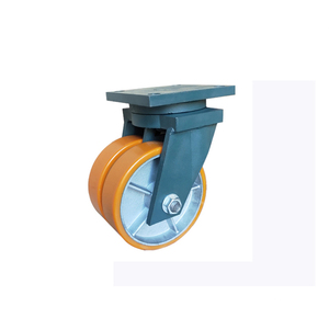 Gute Qualität Plate Caster Super Heavy Duty zweireihige Räder PU Caster 1/3/5 Tonne 6 Zoll/12 Zoll 150mm/300mm Karton 70mm - Product Image 1