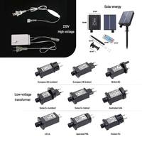 Guirlande lumineuse LED de Noël en forme de glaçon 3,5 m 30 V, étanche pour extérieur, jardin, fête, mariage, vacances, décoration de rue, de gouttière, rideau lumineux féerique
