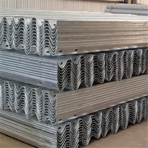 Safely Galvanized Guard Rail On Road