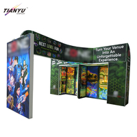 Stand d'exposition TIANYU Premium 20x20 pieds, matériel d'affichage sur mesure offrant une innovation durable en matière d'affichage