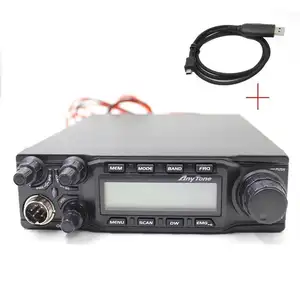 CB Radio ANYTONE AT-6666 con cavo USB 28.000 - 29.699 Mhz ricetrasmettitore Mobile a 40 canali AT6666 AM/FM/SSB Radio da 10 metri