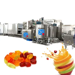 Otomatik sakızlı yapma makineleri sulu yumuşak şeker üretim makinesi