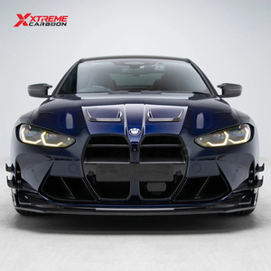 <span class=keywords><strong>Grille</strong></span> de <span class=keywords><strong>radiateur</strong></span> en fibre de carbone sèche noire brillante XTREME pour BMW G80 G81 G82 G83 M3 M4, calandre avant de type V, calandre de voiture - Product Image 2