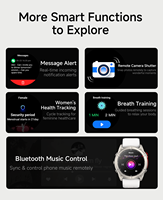 Montre connectée Premium F8 Pro pour hommes et femmes, écran AMOLED 1,43 pouce, charge sans fil, design tendance, étanche 5ATM