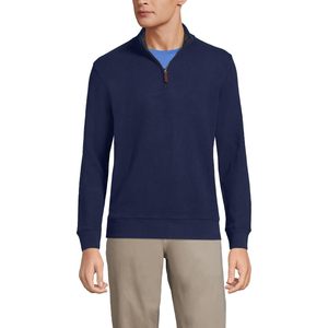 FOXA Bedford Rib Quarter Zip <b>Pullover</b> <b>Sweater</b> Men's 100% Cotton Standard Thickness Regular Sleeve - Product Image 3