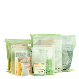 Vêtements, chaussettes, chaussures, articles en fourrure, sacs d'emballage refermables en PE/EVA recyclables et biodégradables, impression offset, impression sérigraphique - Product Image 1