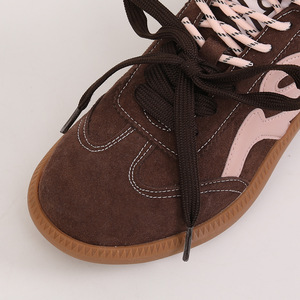 Spring 2026 High-Quality New Style - Flat-lasted, Straps, Versatile, Casual and Sports-themed Color-Matched Sneakers - Product Image 3