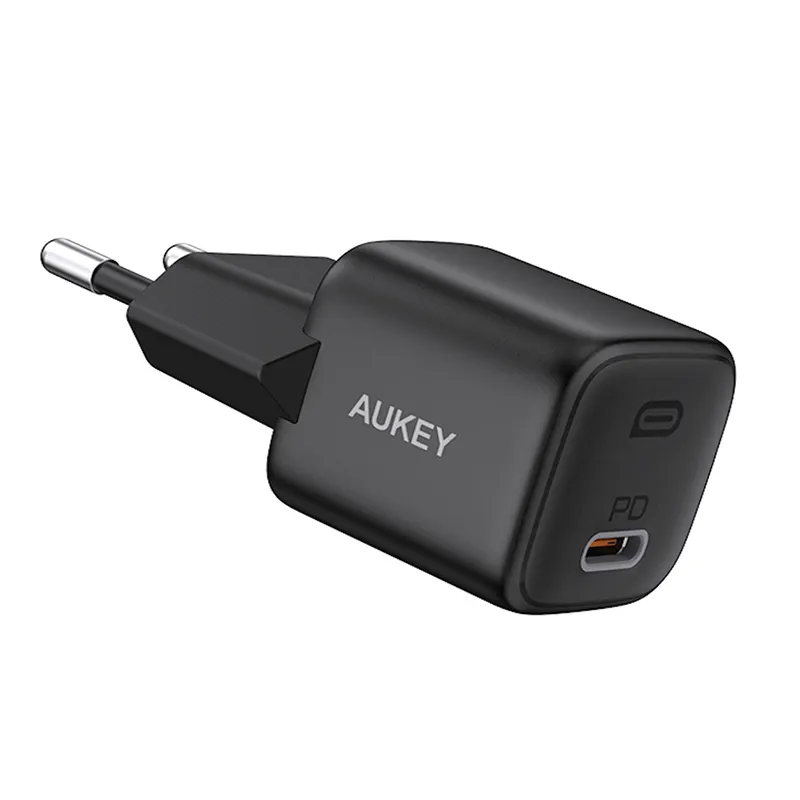 Original AUKEY PA-B1 Mini 20W Type-C PD Charger Adapter Wall Charger For iphone 14 13 12 11 Pro max Mobile Phone Tablet