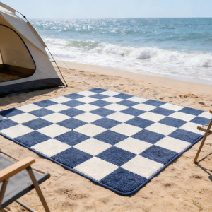 Tapis de camping tendance, écologique, adapté aux animaux domestiques, antibactérien, épais, à tissage croisé, portable, imperméable, résistant à l'humidité et durable - Product Image 1