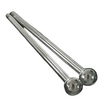 Échantillon du fabricant Tube à quartz transparent Tube à essai sphérique avec plaque de quartz transparent pour inspection visuelle