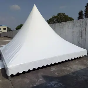 Grosir Pabrik Cina Tenda Pagoda Kanopi Putih Tenda Penerimaan Pernikahan 10x10ft 20x20Ft 30X30Ft