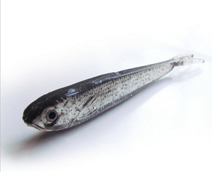 Appât artificiel de haute qualité pour la pêche, matériel de pêche, 8 cm, 2,2 g, leurres de pêche, gris salé, imitation de poisson, appât souple - Product Image 1