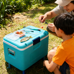 54L công suất lớn hộp cách nhiệt phân phối thực phẩm lồng ấp Polyurethane bọt dày container - Product Image 3