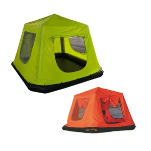 New Style cheep inflatable folding tent water platform tent inflatable tents for camping on water