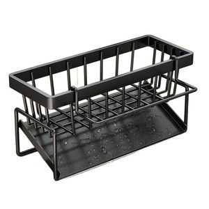 Kitchen Draining <strong>Rack</strong> for Sink Storage Sustainable <strong>Plastic</strong> Dinnerware Holder Multifunction Design Simple Modern Style Grey Space - Product Image 6