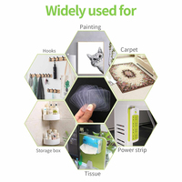 Amovible Transparent Nano Gel Grip Pad collant multi-usage anti-dérapant crochets muraux collants pour bricolage artisanat tapis