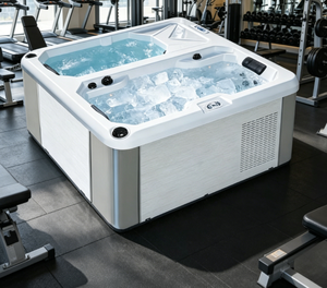 เครื่องทำน้ำเย็นสำหรับอ่างน้ำแข็ง อ่างแช่น้ำเย็นอะคริลิก อ่างน้ำร้อนกลางแจ้ง อ่างน้ำร้อนแบบรวมสำหรับบำบัด อ่างแช่น้ำเย็นออลอินวันสำหรับใช้ในร่มเชิงพาณิชย์ - Product Image 1