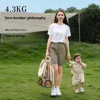 Poussette de poche modèle léger pliable pour nouveau-nés et enfants de 0 à 3 ans, peut s'asseoir et se coucher